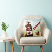 3枕の上で寝る クッション (椅子)