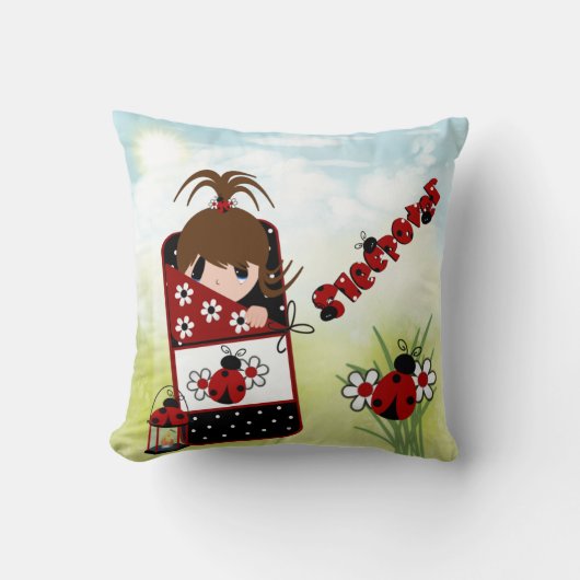 3枕の上で寝る クッション (正面)