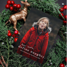 3枚のおもしろい写真いけなのクリスマスを定義 シーズンポストカード