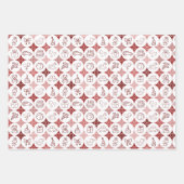 3枚のおもちゃ紙の包装スケッチ ラッピングペーパーシート (正面2)