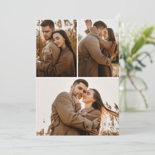 3枚のイメージカード 招待状 (スタンド正面)