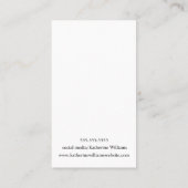 3枚のイヤリングディスプレイカード |滴下グリッター 名刺 (裏面)