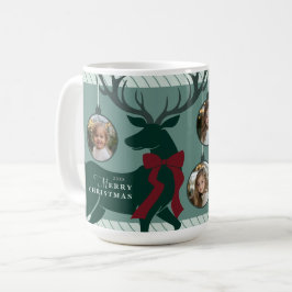 3枚のエレガント写真クリスマス コーヒーマグカップ