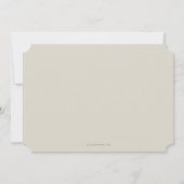 3枚のエレガント写真ミニマル婚約の発表 (裏面)