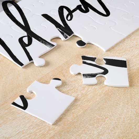 3枚のカスタム写真を愛するおじいちゃんパズルギフト ジグソーパズル (側面)