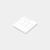 3枚のカードタロットスプレッド(小シンプル、) ポストイット (アングル)