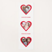 3枚のフォトコラージュと文字ヨガマットを作成 ヨガマット (正面)