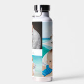 3枚のフォトコラージュ ウォーターボトル (右面)