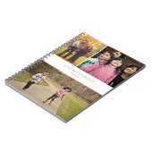 3枚のフォトコラージュ ノートブック (左側)