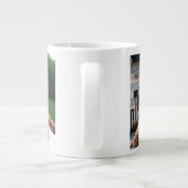 3枚のフォトパーソナライズされたカスタム ジャンボコーヒーマグカップ (裏面)