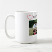 3枚のフォトファミリー コーヒーマグカップ (左)