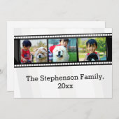 3枚のフォトフィルムストリッパーソナライズされたプ写真 招待状 (正面/裏面)