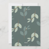 3枚のフォト季節のごあいさつミスタントパターン シーズンカード (裏面)