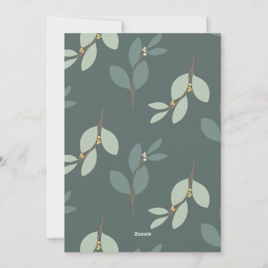 3枚のフォト季節のごあいさつミスタントパターン シーズンカード (裏面)