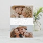 3枚のモダン写真が日付を保存 セーブザデート (スタンド正面)