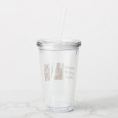 3枚のモダン写真をコラージュ | Happy Thanksgiving Ac アクリルタンブラー (裏面)