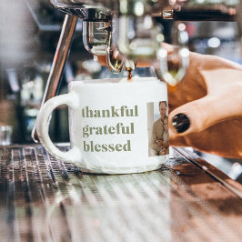 3枚のモダン写真をコラージュ | Happy Thanksgiving Es エスプレッソカップ