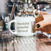 3枚のモダン写真をコラージュ | Happy Thanksgiving Es エスプレッソカップ