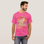 3枚のレックス3歳の誕生日シャツ第3期恐竜3年 Tシャツ (正面フル)
