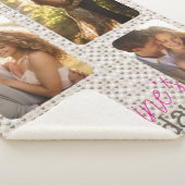 3枚の写真でカスタマイズ可能なハッピーバレンタインデー シェルパブランケット (3/4)