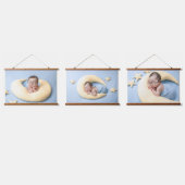3枚の写真で作るオーダーメイド 吊り下げ型タペストリー (トリプル)