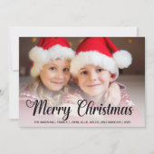 3枚の写真で作るメリークリスマス2025  シーズンカード (正面)