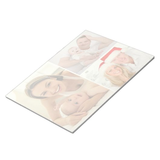 3枚の写真で画像をライトトーンの背景に自動変換 ノートパッド (アングル)