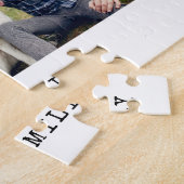 3枚の写真のギャラリパーソナライズされたー ジグソーパズル (側面)