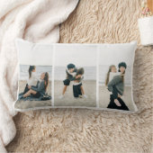 3枚の写真の追加装飾用クッション ランバークッション (ブランケット)