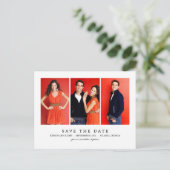 3枚の写真をクリーニング日付はがきを保存 案内ポストカード (スタンド正面)