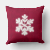 3枚の写真をパーソナライズしたクリスマス応援雪 クッション (裏面)