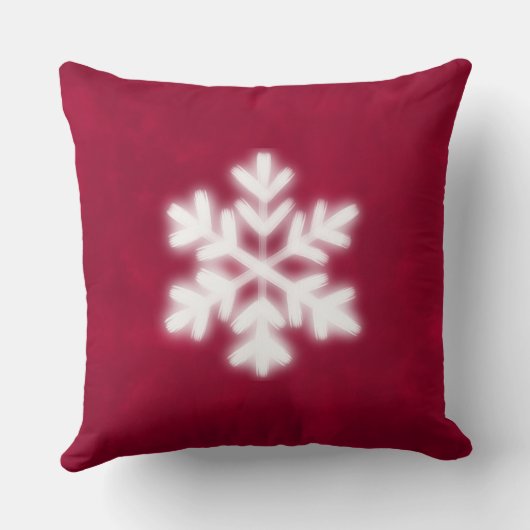 3枚の写真をパーソナライズしたクリスマス応援雪 クッション (裏面)