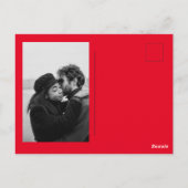 3枚の写真を並べたギフト | カラフルにあなたを愛してるバレンタイン ポストカード (裏面)