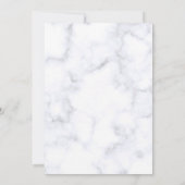 3枚の写真を使った結婚式の感動的な招待状 招待状 (裏面)