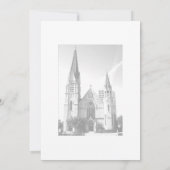 3枚の写真を使ったSave the Dateのお知らせ 招待状 (裏面)