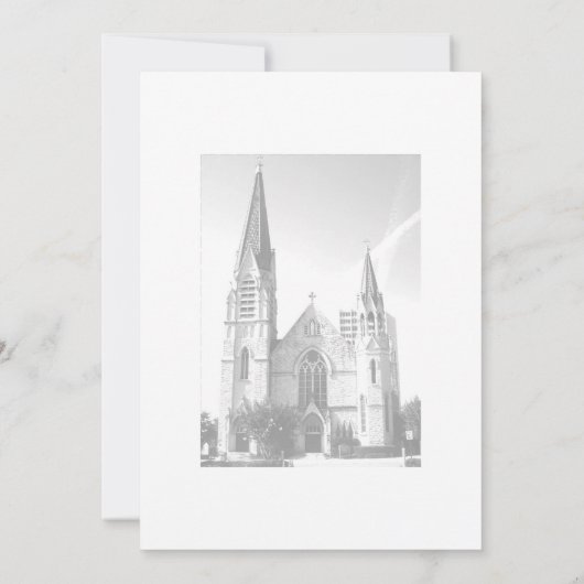 3枚の写真を使ったSave the Dateのお知らせ 招待状 (裏面)