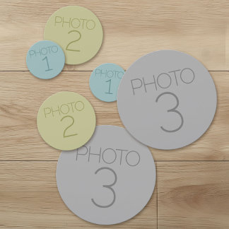 3枚の写真を追加して自分で作成 コンフェッティ