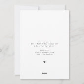 3枚の写真エレガントタイポグラフィメリークリスマス シーズンカード (裏面)