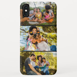 3枚の写真カスタムの電話ケース iPhone XS MAXケース