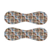 3枚の写真カスタムを黒に合わせてフォトコラージュを作成する 野球ボール (パネル)