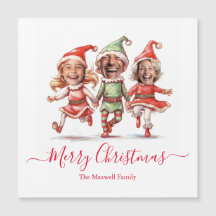 3枚の写真クリスマス小妖精や小人