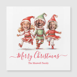 3枚の写真クリスマス小妖精や小人