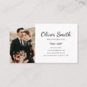 3枚の写真コラージュを持つ写真名刺 名刺 (正面)