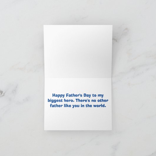 3枚の写真ハッピーファーザーのデイカード シーズンカード (内部)