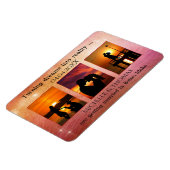 3枚の写真ロマンカラフルチック日付磁石を保存 マグネット (左側)