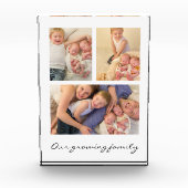 3枚の写真作成ファミリ写真 フォトブロック (正面)