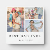 3枚の写真最高のパパEver フォトプラーク (正面)