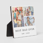 3枚の写真最高のパパEver フォトプラーク (正面)