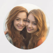 3枚の写真 – ミニマルデザイン(文字なし) ラベル (デザイン1)