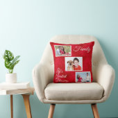 3枚の写真-人生最大の祝福-家族の愛 クッション (椅子)